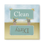 Dirty Clean Dishwasher Magnet by Heard_