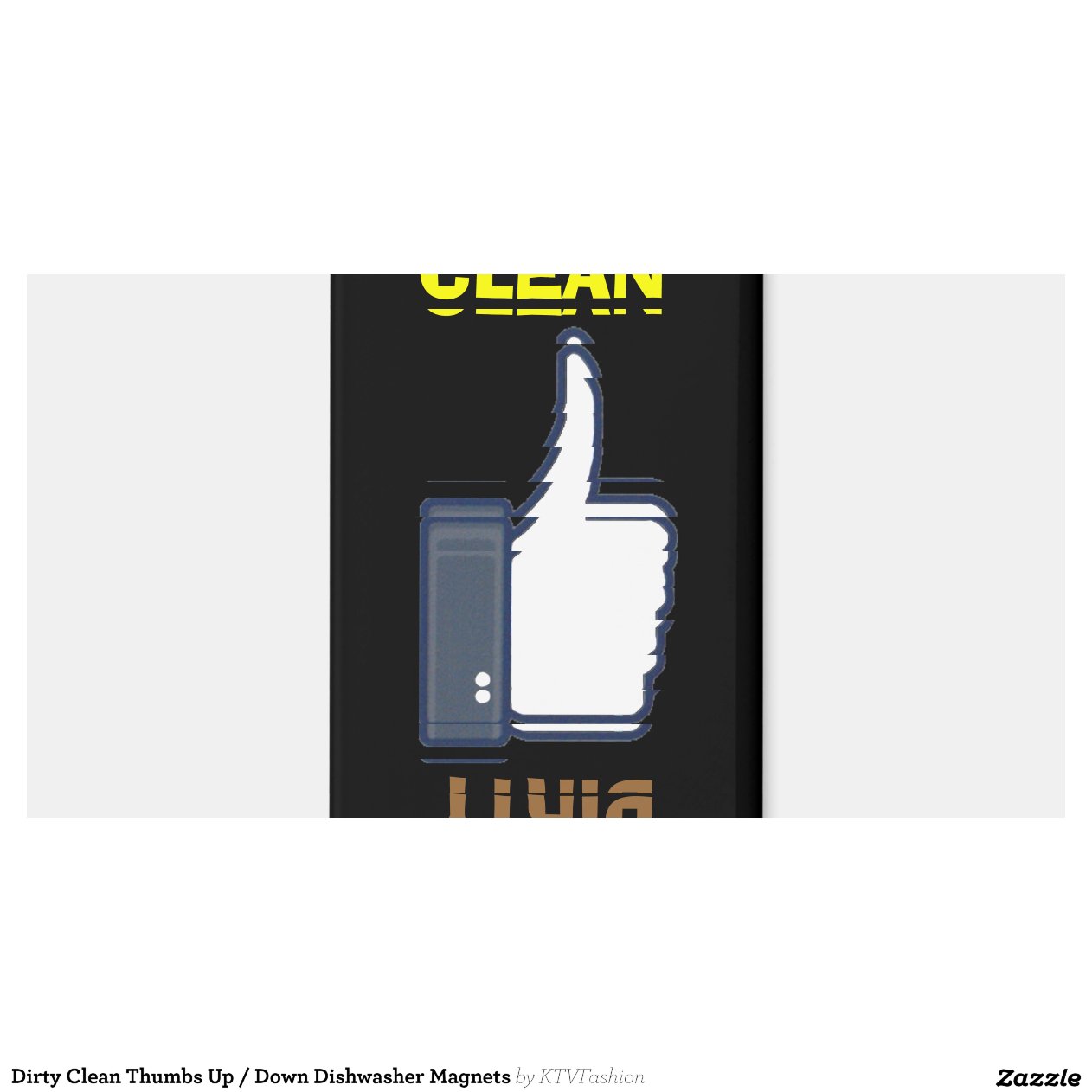 Dirty Clean Thumbs Up / Down Dishwasher Zazzle