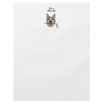 Dirty Day Dog Pee Humor Personalized Flyer