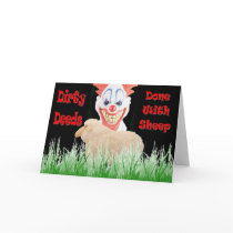 Dirty Deeds Done with Sheep Cards