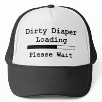 Dirty Diaper Loading... Please Wait Mesh Hat