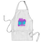 DIRTY ELECTRO dance club DJ girls an guys neon aprons