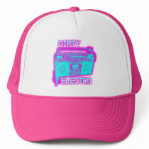 DIRTY ELECTRO dance club DJ girls an guys neon hats