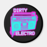 DIRTY ELECTRO dance club DJ girls an guys neon magnets