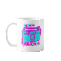 DIRTY ELECTRO dance club DJ girls an guys neon mugs by dustyvinyldesign DIRTY ELECTRO dance club DJ girls an guys neon mugs