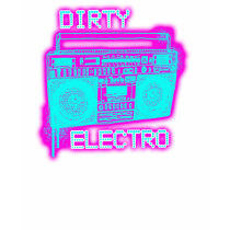 DIRTY ELECTRO dance club DJ girls an guys neon t-shirts