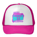 DIRTY ELECTRO dance club DJ girls neon Electro Hat hats