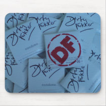 Dirty Fukker Condom Mouse Pad mousepads by DirtyFukker Dirty Fukker Condom Mouse Pad mousepads