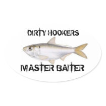 Dirty Hookers Fishing Team Master Baiter Stickers