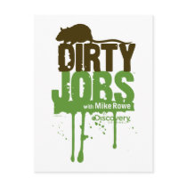 Dirty Jobs Postcard