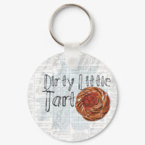 dirty little tart keychains by studio524 dirty little tart keychains