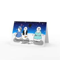 Dirty Old Snowman cards