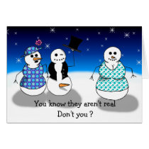 Dirty Old Snowman Christmas cards by holidaycards2009 Dirty Old Snowman Christmas cards