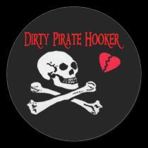 Dirty pirate hooker Stickers by Vaughnfu Dirty pirate hooker Stickers