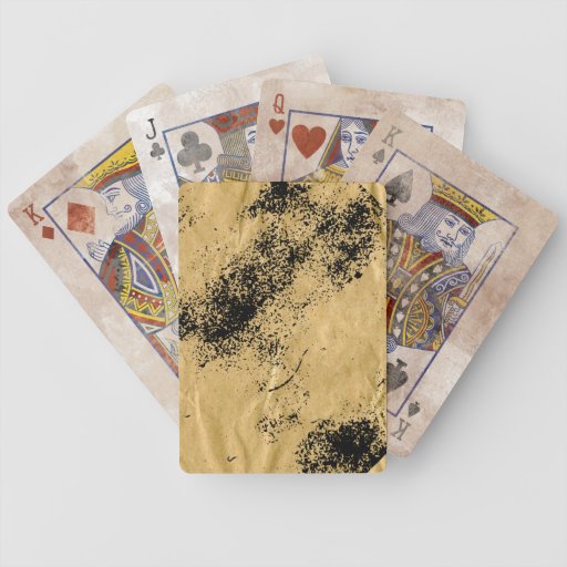 "Dirty" Playing Cards Zazzle
