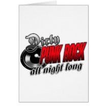Dirty PUNK ROCK All Night Long cards
