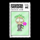 Dirty Ralphie with flower stamps