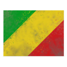 Dirty Rasta Colored Bars Post Card