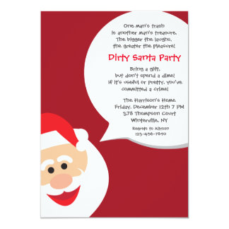 Dirty Santa Invitations & Announcements 