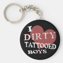 Dirty Tattooed Boys Keychain