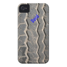 Dirty Tire Tread Custom iPhone 4 Case
