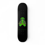 Dirty Turtle Logo, Black Skateboard Deck