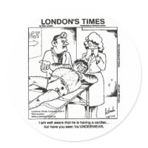 Dirty Underwear & Hospitals Funny Gifts & Tees stickers