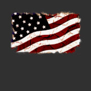 Dirty Vintage USA Flag shirt