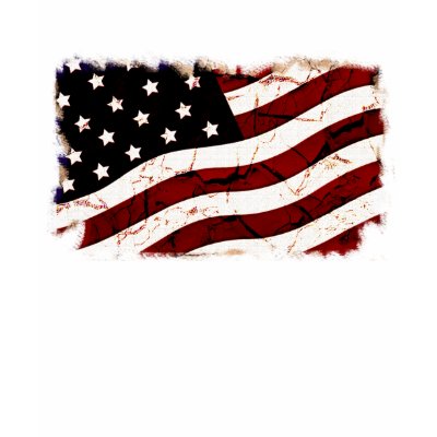 Dirty Vintage USA Flag T-shirts by Ricaso_Graphics