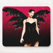 Dirty Wings Wicked Heart mousepads