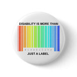 Disability is more than a label button