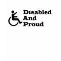 Disabled And Proud t-shirts by rickybuchanan Disabled And Proud t-shirts