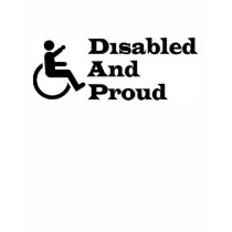 Disabled And Proud t-shirts