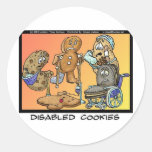 Disabled Cookies Funny Gifts & Collectibles Stickers