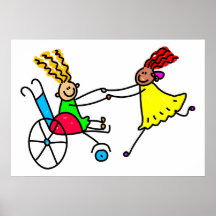 Disabled Friends Print