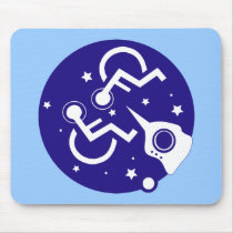 DISABLED IN SPACE MOUSE MAT