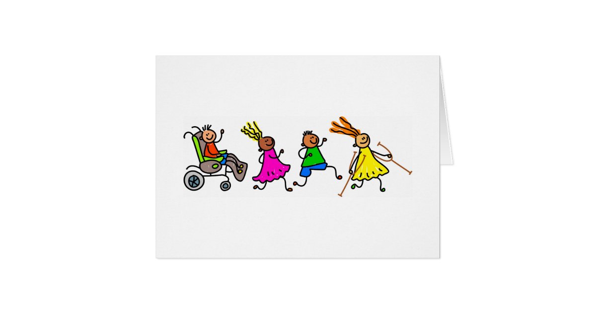 Disabled Kids Card | Zazzle