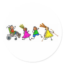 Disabled Kids Sticker