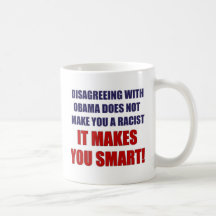 Disagreeing with Obama Coffee Mug