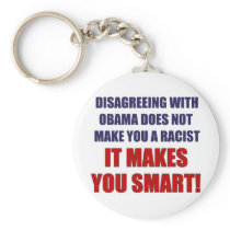 Disagreeing with Obama Key Chain