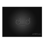 Disapproval Face Postcard