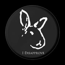 Disapproving Rabbits Magnet magnets