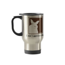 Disapproving Rabbits Travel Mug