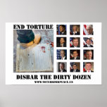 Disbar The Dirty Dozen Poster $20.00