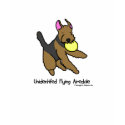 Disc Dog Airedale Terrier Child's T-Shirt by MenagerieMayhem Disc Dog Airedale Terrier Child's T-Shirt