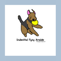 Disc Dog Airedale Terrier Tank TOp t-shirts