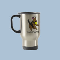Disc Dog Airedale Terrier Travel Mug