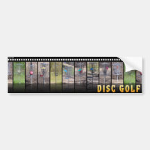 Disc Golf Bumper Sticker