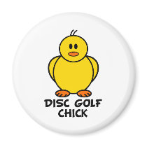 Disc Golf Chick magnets by chicktshirts8 Disc Golf Chick magnets