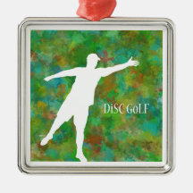 Disc Golf Christmas Ornament